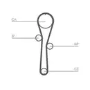 CONTINENTAL CTAM CT1045 Zahnriemen
