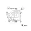 Lenker Radaufhängung Febi Bilstein 181391 für Renault Vorderachse Rechts
