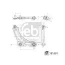 FEBI BILSTEIN 181391 Querlenker für RENAULT