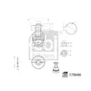 FEBI BILSTEIN 178646 Traggelenk für SUZUKI