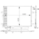 MAHLE AC 318 000P A/C-Kondensator für MERCEDES-BENZ, MINI