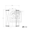 FEBI BILSTEIN 31159 Luftfilter für MERCEDES-BENZ