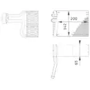 MAHLE AE 66 000P Verdampfer für MERCEDES-BENZ