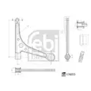 Lenker Radaufhängung Febi Bilstein 176055 für Citroën Vorderachse Links