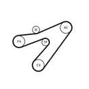 Keilrippenriemensatz Continental Ctam 4PK1538K1 Für Fahrzeuge Mit Klimaanlage