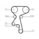 Wasserpumpe + Zahnriemensatz Continental Ctam CT873WP2 für Opel für Vauxhall