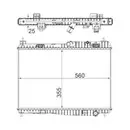 Kühler Motorkühlung Mahle CR 1135 000P Behr *** Premium Line *** für Ford