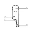 CONTINENTAL CTAM CT1008K1 Zahnriemen Kit