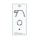 AJUSA 54186700 AJUSA Kurbelgehäusedichtsatz für ALFA, OPEL, FIAT, LANCIA