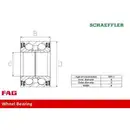 FAG 713 6312 00 Radlagersatz