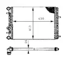 MAHLE CR 454 000S Kühlmittelkühler