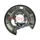 Spritzblech Bremsscheibe Metzger 6115037 Greenparts für Mercedes Benz