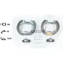 TEXTAR 84018301 PKW Bremsbacken Kits