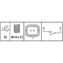 HELLA 6ZF 008 621-331 Schalter, Rueckfahrleuchte