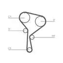 CONTINENTAL CTAM CT1035K1 Zahnriemen Kit