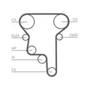 CONTINENTAL CTAM CT1023K1 Zahnriemen Kit