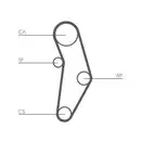 CONTINENTAL CTAM CT1049K1 Zahnriemen Kit