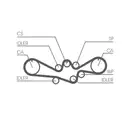 CONTINENTAL CTAM CT1050 Zahnriemen