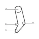 CONTINENTAL CTAM CT939K2 Zahnriemen Kit