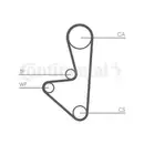 CONTINENTAL CTAM CT1067K1 Zahnriemen Kit
