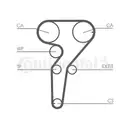 CONTINENTAL CTAM CT877WP2 Zahnriemen Kit + Wasserpumpe