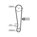 Zahnriemensatz Gates K025511XS Powergrip™