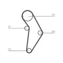 CONTINENTAL CTAM CT973 Zahnriemen