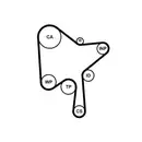 CONTINENTAL CTAM CT1216WP1 Zahnriemen Kit + Wasserpumpe