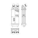 Ladeluftkühler Mahle CI 210 000P Behr *** Premium Line *** für Citroën