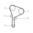 CONTINENTAL CTAM CT1064WP2 Zahnriemen Kit + Wasserpumpe