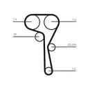 CONTINENTAL CTAM CT1167 Zahnriemen