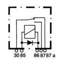 HELLA 4RD 007 794-047 Relais, Arbeitsstrom 12V