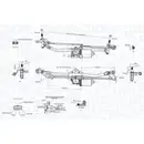 Scheibenreinigungsanlage Magneti Marelli 064351744010 für VW Vorne