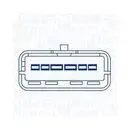 Elektromotor Fensterheber Magneti Marelli 350103177400 für Renault Vorne Rechts