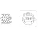MAHLE ABR 89 000P A/C-Gebläseregler und Widerstand für PEUGEOT, CITROËN