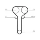 Zahnriemensatz Continental Ctam CT978K1 für Ford