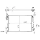 Kühler Motorkühlung Mahle CR 1182 000S Behr für Opel für Vauxhall