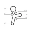 CONTINENTAL CTAM CT1121 Zahnriemen