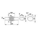 ERNST 464147 DPF-Reparaturrohr L. 100mm