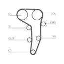 CONTINENTAL CTAM CT1051K2 Zahnriemen Kit