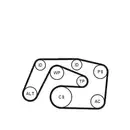 CONTINENTAL CTAM 6PK2271K1 Keilrippenriemen Kit