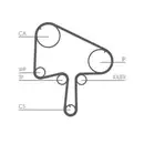CONTINENTAL CTAM CT1133 Zahnriemen
