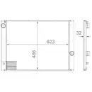 MAHLE CR 580 000P Kühlmittelkühler für BMW