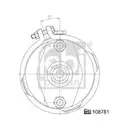 FEBI BILSTEIN 108781 Membranzylinder für DAF