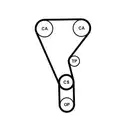 Zahnriemensatz Continental Ctam CT1257K2PRO