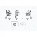 Wischermotor Magneti Marelli 064379000010 für Hyundai Vorne