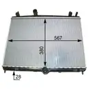 Kühler Motorkühlung Mahle CR 2113 000S Behr für Citroën für Peugeot