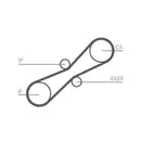 CONTINENTAL CTAM CT791 Zahnriemen