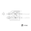 Axialgelenk Spurstange Febi Bilstein 177902 für Hyundai für Kia