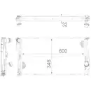 Kühler Motorkühlung Mahle CR 1083 000S Behr für Bmw